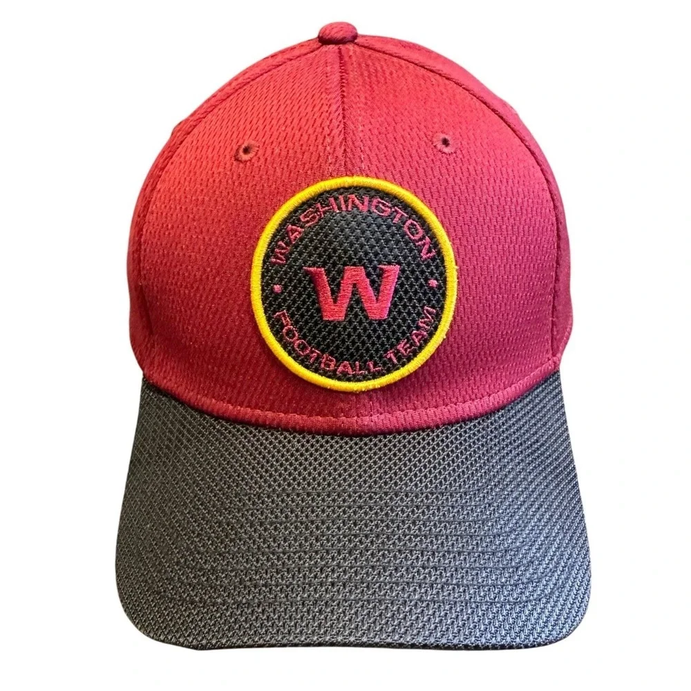 Washington Commanders New Era 39THIRTY Football Hat Medium Large‎ Red Grey